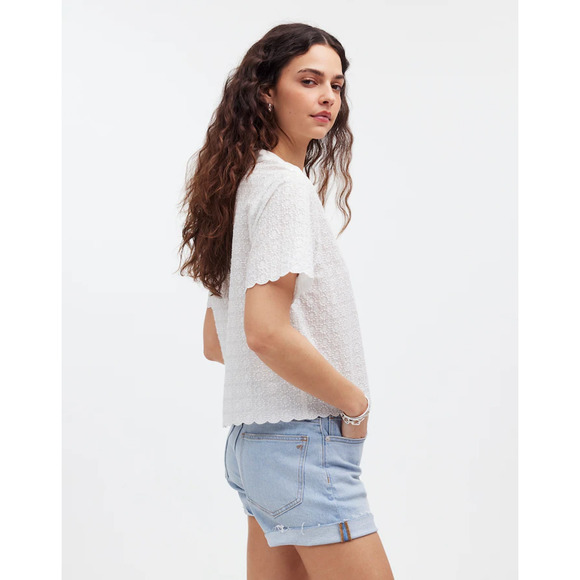 Madewell Embroidered Semi-Sheer Resort Shirt XL - Picture 3 of 8